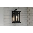 thumbnail image 3 of Moira 1-Light Earth Black Outdoor Wall Lantern, 3 of 7