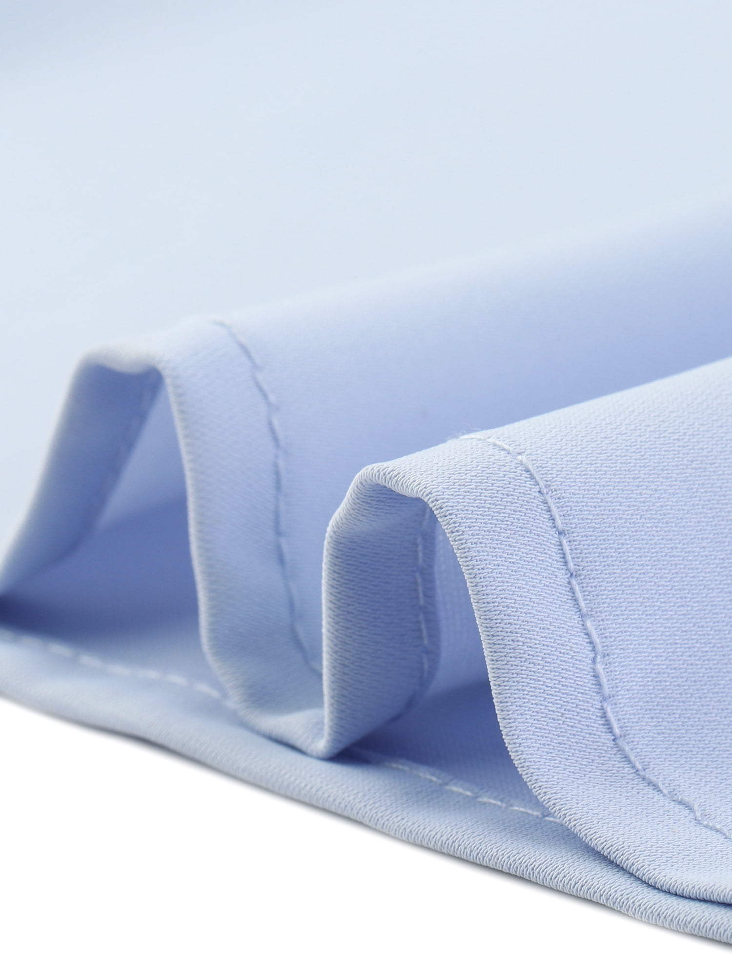 DARING DIVA Round Neck Keyhole Pleated Shirred Work Top XS Light Blue