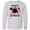 AC-Heather Grey, variant on Inktastic Valentine's Day Nana's Lovebug Long Sleeve Youth T-Shirt