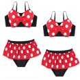 thumbnail image 1 of Cute Bowknot Baby Girl Kids Bathing Suit Swimwear Bikini Set Tankini Swimsuit Costume, 1 of 5