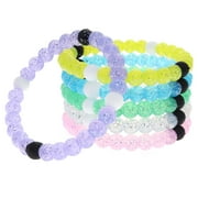 FROGSAC FROG SAC Glitter Bracelets for Girls, Sparkly Beaded Silicone Cute Bracelets for Girls