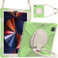 thumbnail image 1 of Funda con soporte de anillo ajustable para iPad de 9,7 pulgadas (2018) con correa para el hombro, gran soporte de anillo ajustable, protección contra golpes., 1 of 5