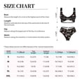 thumbnail image 6 of Daiia Flowers Women's Bikini Set Two Piece Swimsuit High Waisted Bikini Adjustable Straps Bikini Perfect for Beach, Pool, and Summer Vacation-Medium, 6 of 9