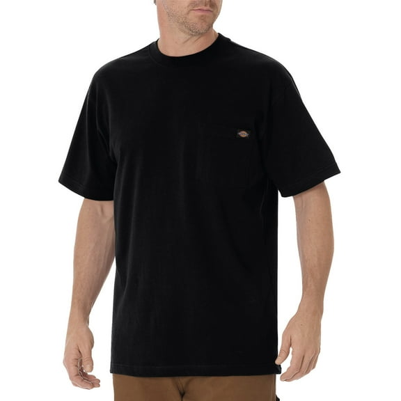 Big and Tall Men's Short Sleeve Heavyweight Crew Neck Tee
