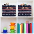 thumbnail image 6 of Ryvnso Snowflake Christmas Style Storage Basket Large Bin Foldable Boxes Toys Organizer 14.2x10.2x8.3in 1 PC, 6 of 8