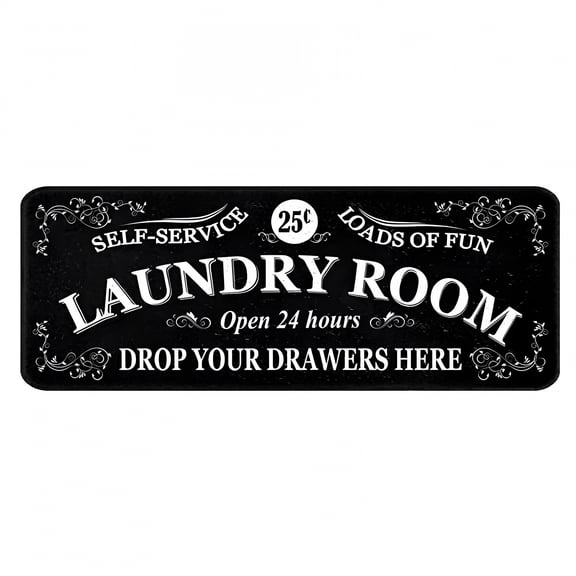 LAMIRO Laundry Room Rugroom Laundry Kitchen Laundry -Slip Carpet Mats Room Floor Bathroom Accessories Decorative Carpet Laundry Room Decor Area Rug 40303
