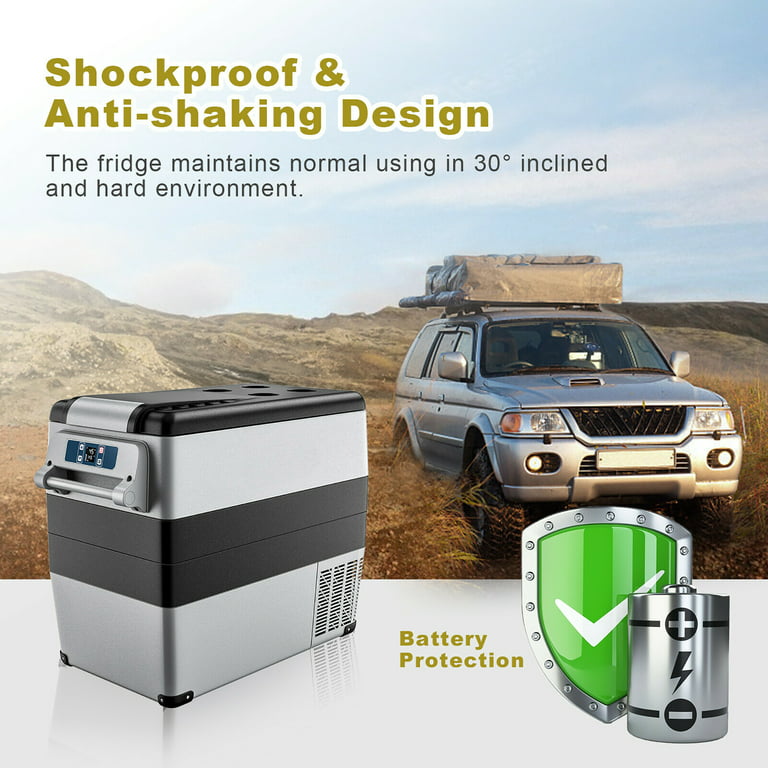 STAKOL 53 Quarts Portable Electric Car Cooler Refrigerator/Freezer  Compressor Camping