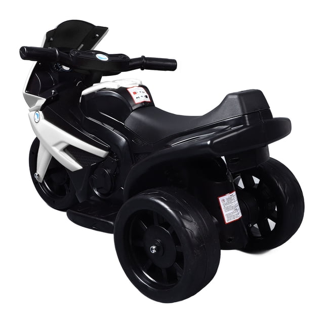 Motocicleta Eléctrica Para Niños, Enchufe Estadounidense 110-240V, Vehículo De Tres Ruedas Para Niños, Vehículo Recargable Con Música Grande Para Niños