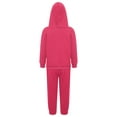 thumbnail image 3 of Manyakai Kids Boys Girls 2 Pieces Sport Tracksuit Pullover Hoodies Long Sleeve Sweatsuit Hoodie Hot Pink 100, 3 of 4