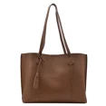 thumbnail image 1 of PENGXIANG Grand Sac Fourre-Tout Réversible pour Femmes Sac à Main Rétro en Cuir avec Franges Mode (Blanc), 1 of 7