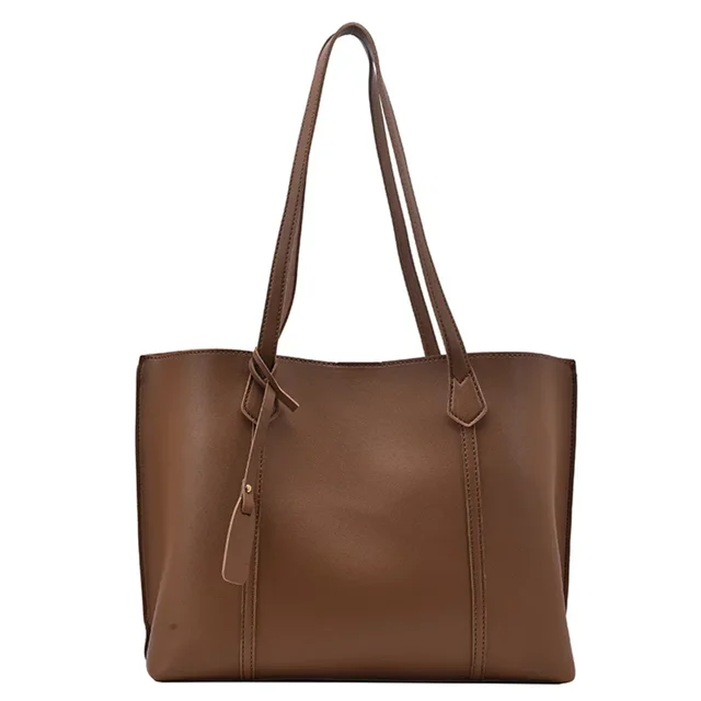 PENGXIANG Grand Sac Fourre-Tout Réversible pour Femmes Sac à Main Rétro en Cuir avec Franges Mode (Blanc)
