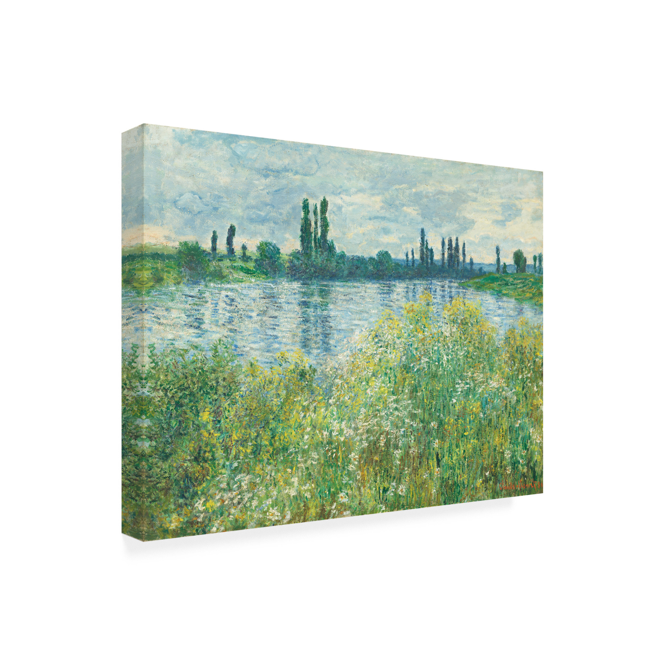 Trademark Fine Art Pictufy Banks Of The Seine Canvas Wall Art