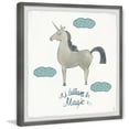 thumbnail image 2 of Marmont Hill I Believe In Magic – Unicorn Framed Wall Art, 18.00" x 1.50", 2 of 6