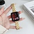thumbnail image 2 of Dwitch Band Compatible with Apple Watch Bands 38mm 40mm 41mm for Women Men,Stainless Steel iWatch Band Strap for Apple Watch Band Series 9 8 7 6 5 4 3 2 1 SE,(Gold,38/40/41mm), 2 of 5