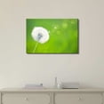 thumbnail image 2 of Canvas Prints Wall Art - Spring Dandelion on Green Natural Background - 32" x 48", 2 of 3