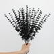 thumbnail image 1 of Xiao Hua 18 tallos de eucalipto artificiales, hojas de eucalipto, flores artificiales para el hogar, oficina, ramo de flores, centro de mesa, decoración de boda, decoración navideña - Negro, 1 of 5