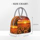 thumbnail image 2 of Fotbe Sunset Golden Sunflower Field Bolsa de Almuerzo con Estampado, Lonchera Aislada, Contenedor de Comida Reutilizable Tipo Cooler a Prueba de Fugas, 2 of 6