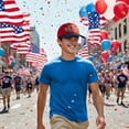 thumbnail image 4 of Mmeneyy US 250th Anniversary Hat Adjust Washed Patriotic Baseball Cap USA Flag Celebrate 250 Years, 4 of 7