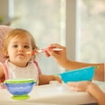 MKSJFdge Smart Sprout Baby Bowls Approved Stay Put Suction Bowls Set