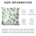 thumbnail image 6 of Awypu Sage Green Pillow Covers Spring Watercolor Eucalyptus Floral Pillowcase Set of 2 Leaf Print Throw Pillow Covers Soft Square Cushion for Home Couch Sofa Bedroom Livingroom, 6 of 6