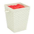 thumbnail image 2 of Honey Can Do Woven Strap Hamper with Liner and Steel Frame, Crème, 2 of 2