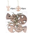 thumbnail image 1 of Cascanueces de madera para decoración del hogar, colgante de soldado para árbol de Navidad, títere de Cascanueces, adornos de Año Nuevo, 1 Juego, 1 of 4