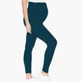 thumbnail image 4 of Lepsheexh Maternity Leggings for Women Elastic Solid Color Over The Belly Soft Maternity Yoga Pants Pregnancy Leggings for Women Activewear, 4 of 6