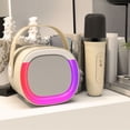 thumbnail image 3 of Altavoz Bluetooth LED, audio inalámbrico para el hogar, karaoke al aire libre, karaoke familiar, audio pequeño integrado, 3 of 6