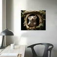 thumbnail image 3 of Awypu Santa Claus Mouse Decal, Decal, 3D Wall, Mouse in Santa Claus Costume Wall Art, Adorable and , Prints On Canvas, Arts, 3 of 4