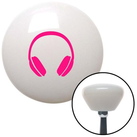 American Shifter Pink Headphones White Retro Shift Knob with M16 x 1.5 Insert Shifter Auto Manual
