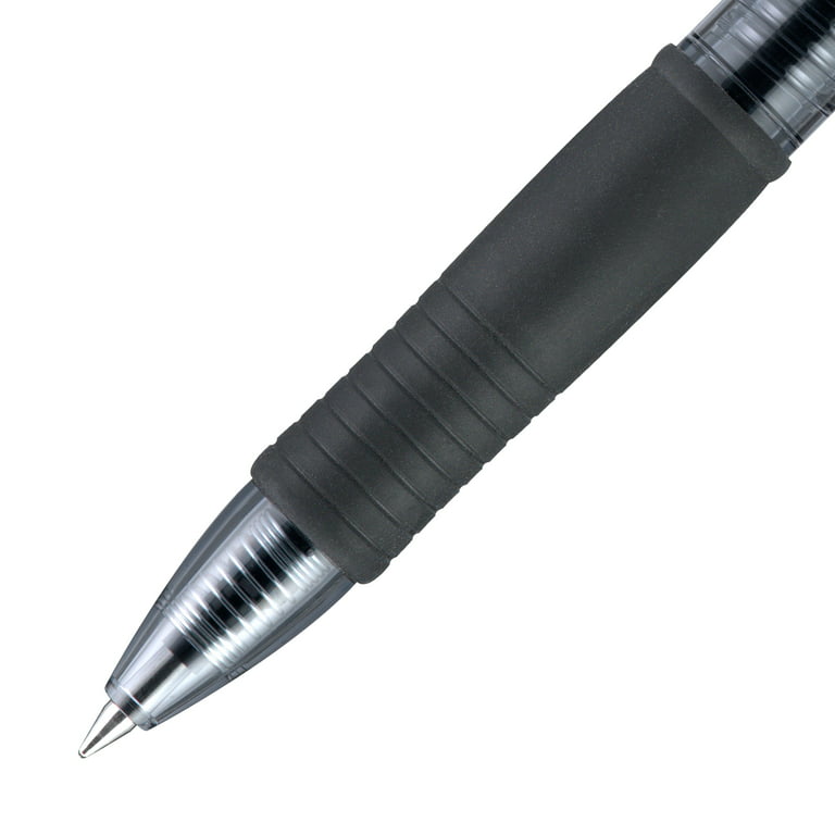 Pilot, G2 Premium - Bolígrafos de gel de punta extrafina de 0.020 in,  paquete de 12, color negro