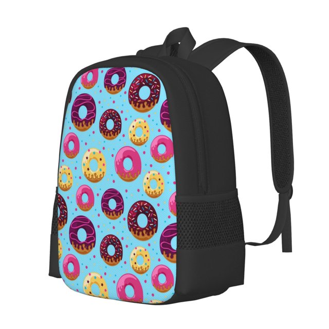 Fotbe Donuts Mochila para Hombre y Mujer - Tela Oxford 600D Resistente - Mochila Impermeable de Gran Capacidad para Escuela, Viajes y Senderismo