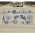 thumbnail image 1 of Spring Decorative Rug, Season of New Hopes Petals Blossoms Summer Floral Style of Illustration, Quality Carpet for Bedroom Dorm and Living Room, 6 Sizes, Dark Indigo, by Ambesonne, 1 of 1