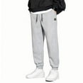 thumbnail image 2 of Mlzmgr Plus Size Cotton Sweatpants for Men with Pockets M-4XL Elastic Waist Joggers Running Workout Gym Pants, 2 of 7
