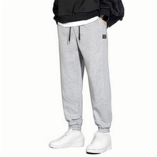 Pantalon à Cordon en Coton Épais pour Homme pour Loisirs de Plein Air Randonnée Camping Tenue Décontractée