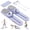Purple-2 in 1, variant on FOROUTIA All-in-One Foldable Pilates Board,Pilates Reformer Set with Timer Core for Home