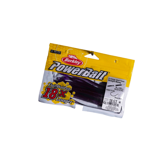 Berkley PowerBait Straight Money Soft Fishing Bait, Red