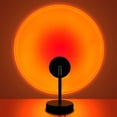 thumbnail image 1 of Sunset Lamp, Projector Sunset Light 10W LED Projection Night Light 180 Degree Rotation FYBTO tic Rainbow Light USB Charging for Photography Party Home Living Room Bedroom Decor, Sunset Red, 1 of 5