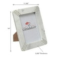 thumbnail image 2 of 5X7 Marble White With Brass Inlay Picture Frame, 2 of 3