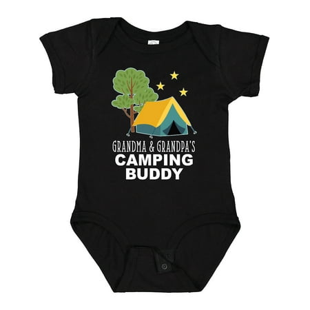 

Inktastic Grandma and Grandpa Camping Buddy Gift Baby Boy or Baby Girl Bodysuit