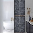 thumbnail image 3 of Mathematics Equations Window Privacy Film, Blackboard Math Numerical Geometric Static Cling UV Sun Blocking Heat Control Window Tint Day and Night, Non-Adhesive One Way Privacy Cover 17.7''x78.7'', 3 of 7