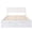 White, variant on Full Size Bed Frame with Storage, UHOMEPRO Full Bed with Headboard and Under-Bed Storage Drawers, Easy Assembly Sturdy Platform Bed Frame, Space Saving, No Box Spring Needed, White