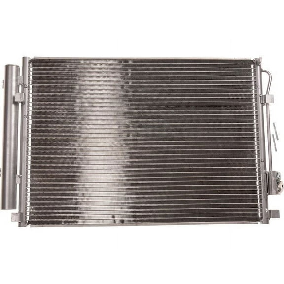A/C Condenser and Receiver Drier Assembly - Compatible with 2013 - 2017 Kia Rio 2014 2015 2016
