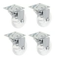 thumbnail image 3 of 4Pcs Swivel Casters Heavy Duty Furniture Caster Wheel Castor Silent Trolley Wheels For Table Chair Sofa Accessory, 3 of 8