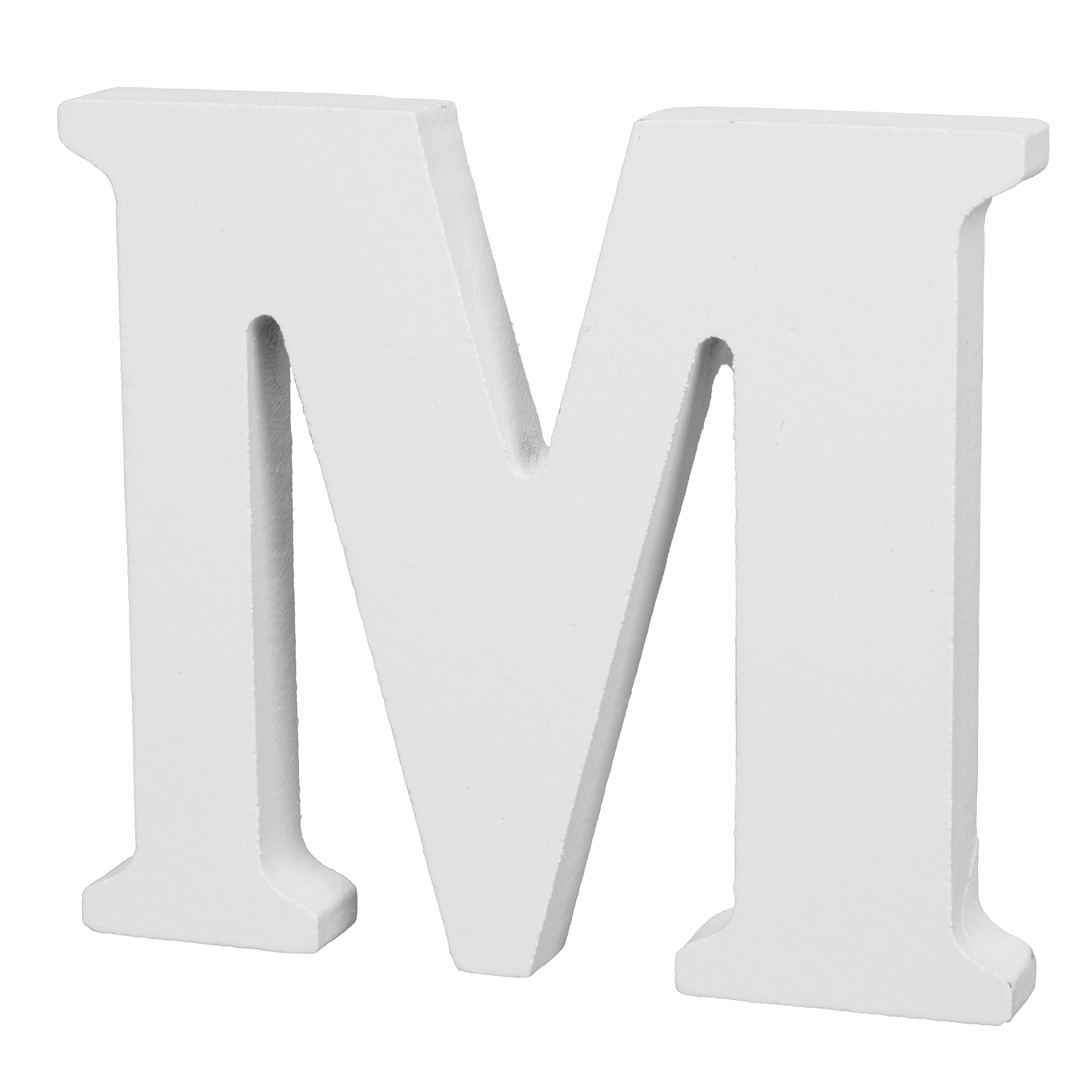 (3 pack) Cousin DIY 3" White Wood Letter M