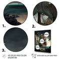 thumbnail image 3 of Designart Pirate Boat On The Ocean Canvas Wall Art, 3 of 5