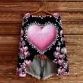 thumbnail image 6 of Hvyesh Valentines Sweater Women Love Heart Knited Shirt Casual Long Sleeve Crewneck Shirts Valentines Day Pullover Tops, 6 of 6