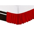 thumbnail image 2 of 100% Egyptian Cotton 1 PCs Ruffled BedSkirt 21 inches (Blood Red,King), 2 of 5