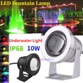 thumbnail image 4 of Lámpara de fuente LED IP68 de 10 W, resistente al agua, RGB, blanco cálido, blanco, rojo, azul y verde, para paisajes, luz subacuática, 12 V CC, 4 of 5