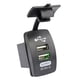 thumbnail image 4 of Speravity de coche Universal de 5V 3.1A, puertos USB duales a prueba de agua, adaptador automático, de teléfono a prueba de Bombillas para automóviles Verde, 4 of 6